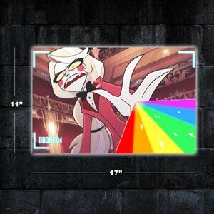 Hazbin Hotel Charlie Gay Laser poster - 11x17 series wall art print merch